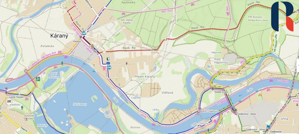 Prodej investičního pozemku 12 529 m², Káraný